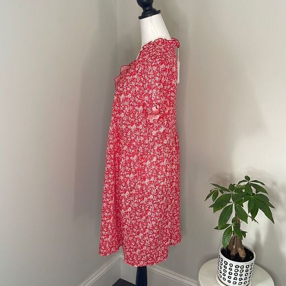 NWT Made With Love‎ ❤️Baby Doll Dress. Size Large. Floral - Picture 4 of 10